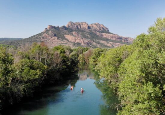 Canoë de Roquebrune à la mer