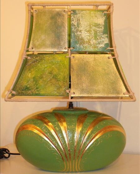Dorure à la feuille, Luminaires, Tableaux / Au fil de l’or Cathy SONCINI