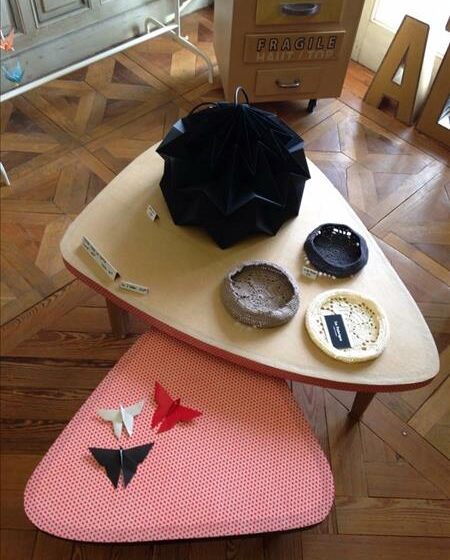 Mobilier en carton / la fabrique – Isabelle AUTENZIO