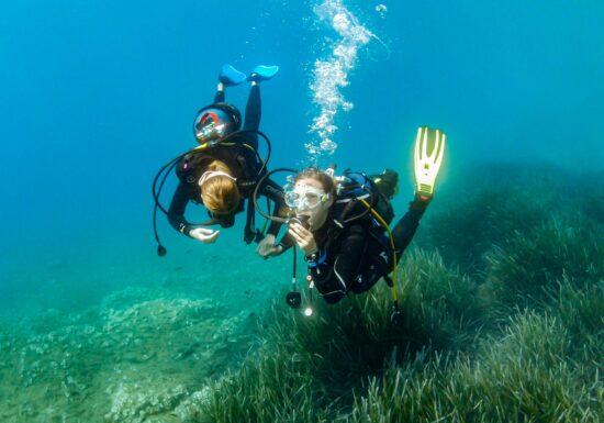 Baptême de plongée