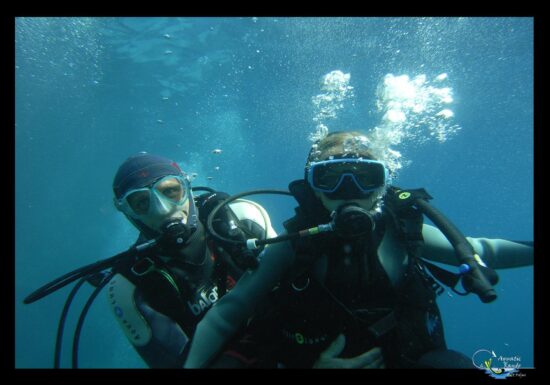 Baptême de plongée