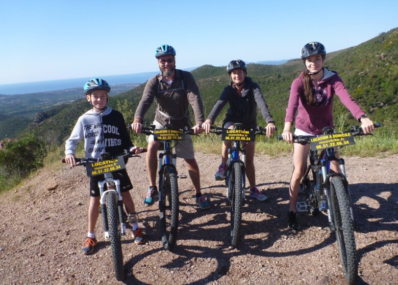 Location de VTT électrique dans l’Estérel – 1/2 journée ou journée