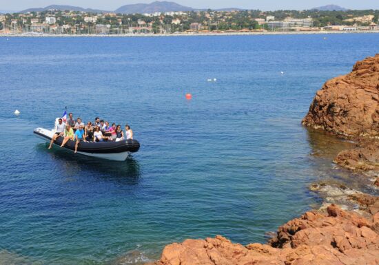 Excursion en mer – Roches rouges de l’Estérel