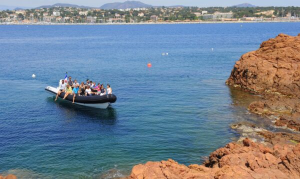 Excursion en mer – Roches rouges de l’Estérel