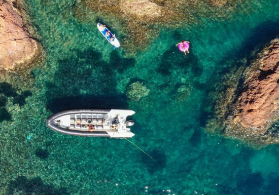 Excursion en mer – Roches rouges de l’Estérel