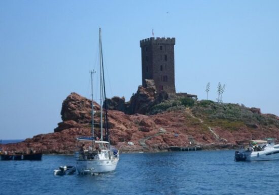 Sortie coucher de soleil en voilier